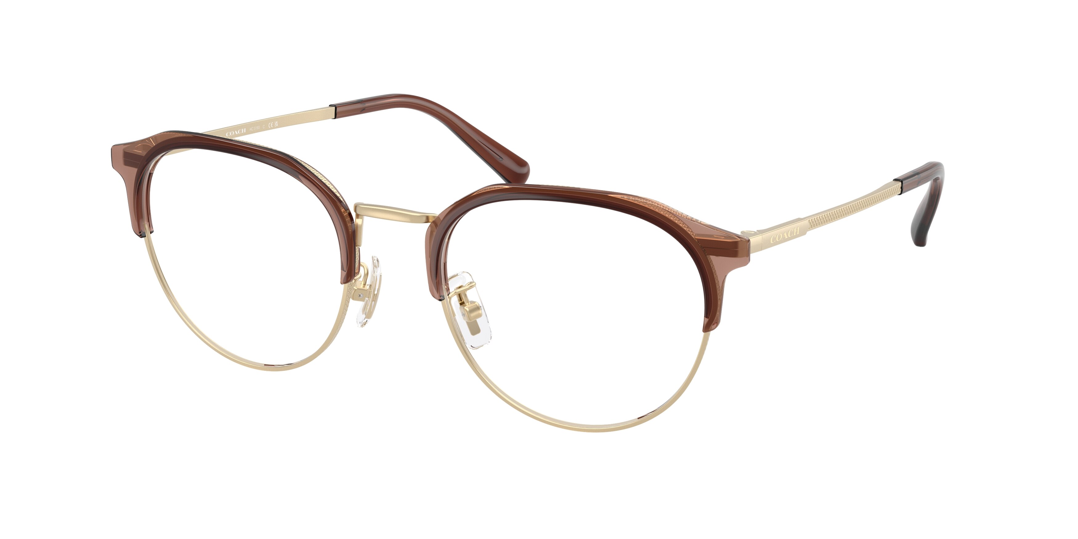 Coach HC5193 Men's Glasses, Brown, Size 52